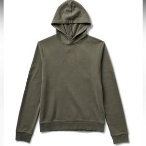 Vuori cypress hoodie in green. size M